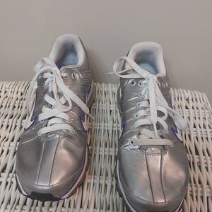 Women Nike Air Max 2009 Leather Metallic Sneakers Size 9.5